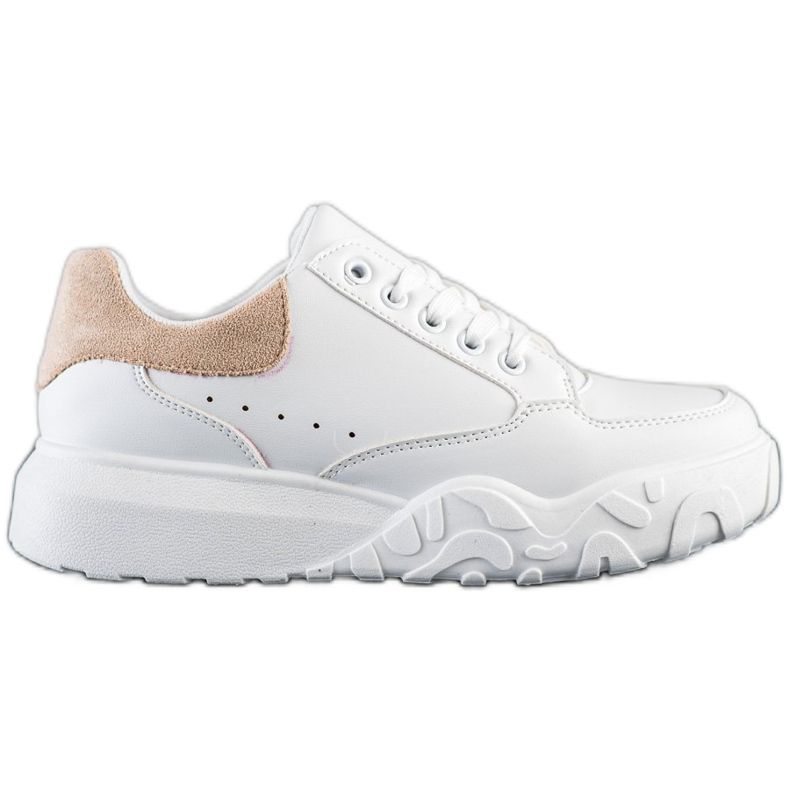 SHELOVET Zapatillas blancas de moda blanco