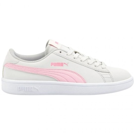 Zapatillas Puma Smash v2 Buck Jr 365182 27 blanco