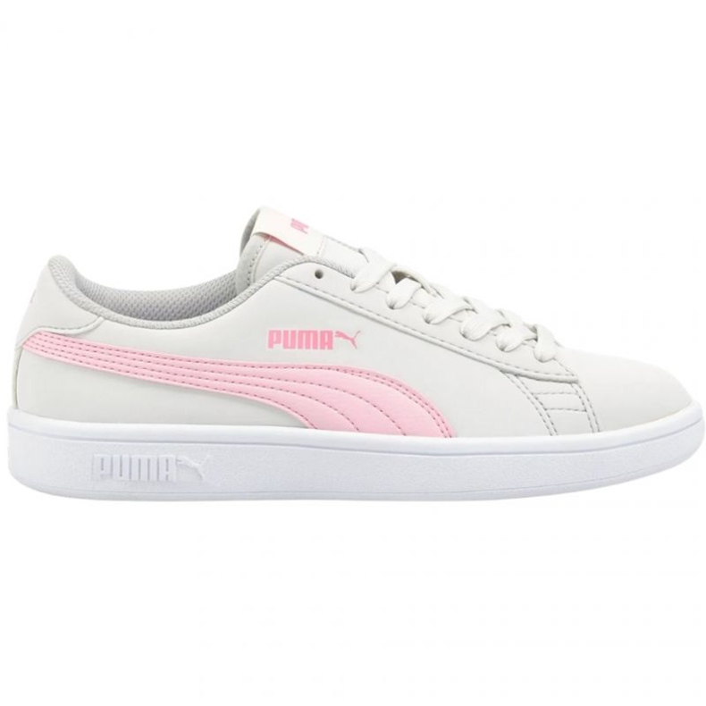 Zapatillas Puma Smash v2 Buck Jr 365182 27 blanco