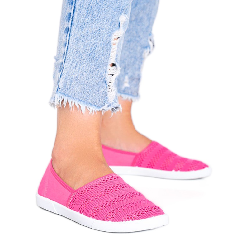 Zapatos deportivos lexi rosa neón de mujer rosado