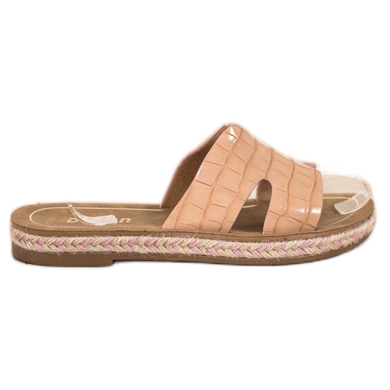 SHELOVET Pantuflas Casual Beige
