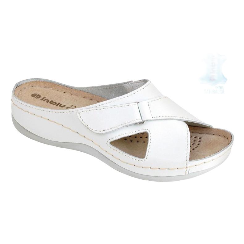 Inblu slippers zapatos de mujer 158D139 blanco