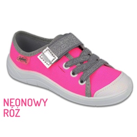 Calzado infantil befado 251X171 rosado gris