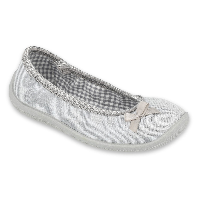 Zapatillas para niños de Befado con un arco 980x102 plata