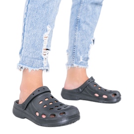 Pantuflas Karolinos de mujer negras negro