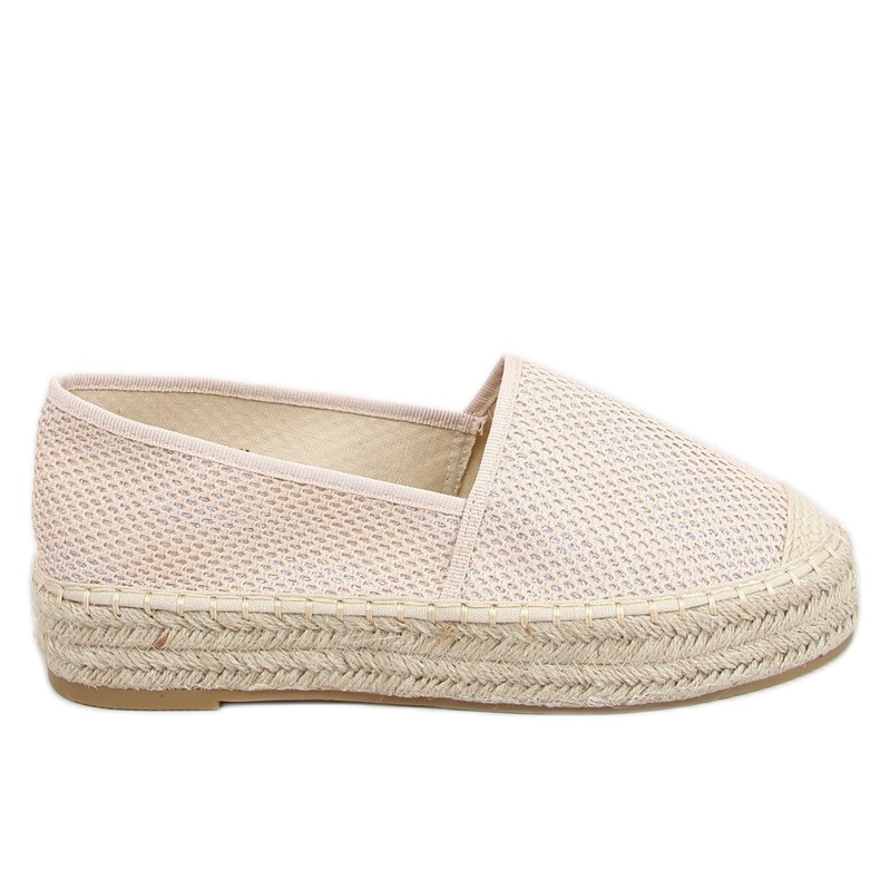Alpargatas beige para mujer A666-ESP-1 Beige