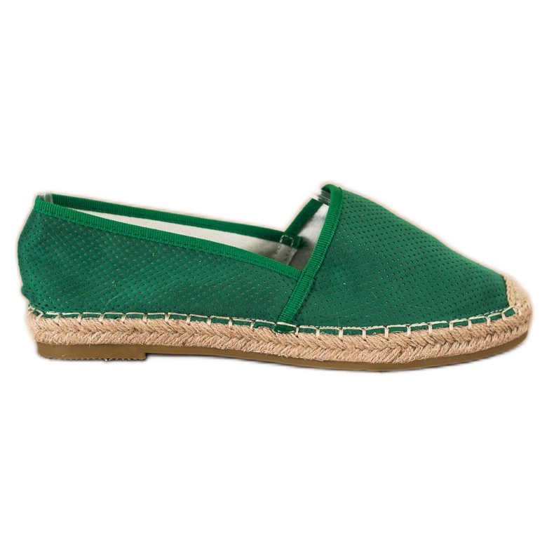 SHELOVET Alpargatas caladas verdes