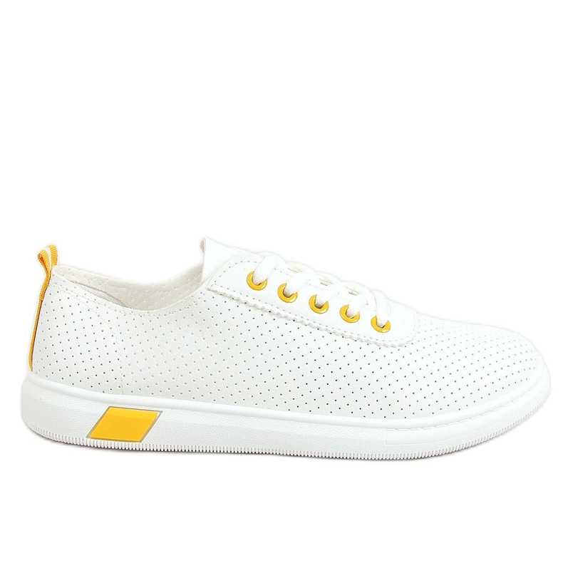 Zapatillas de mujer blancas y amarillas LA42 Yellow blanco amarillo