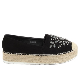 Alpargatas RC-96 Negras con piedras negro