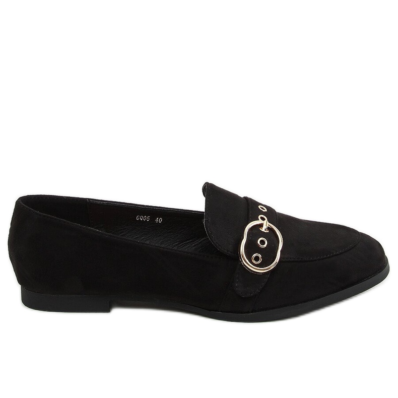 Black Mocasines negros de mujer GQ05 Black