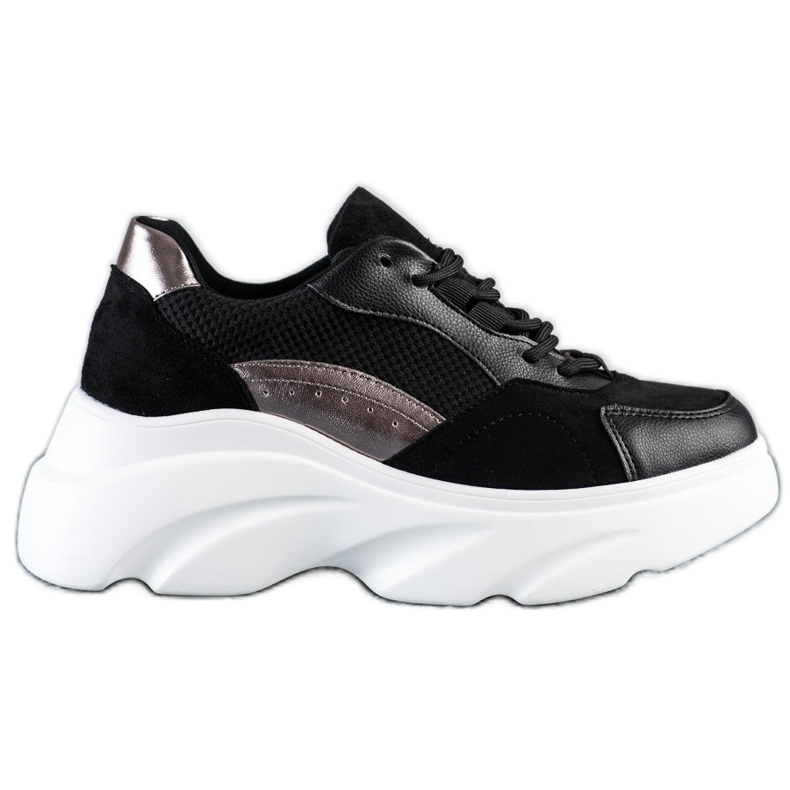 Seastar Zapatillas negras en la plataforma negro