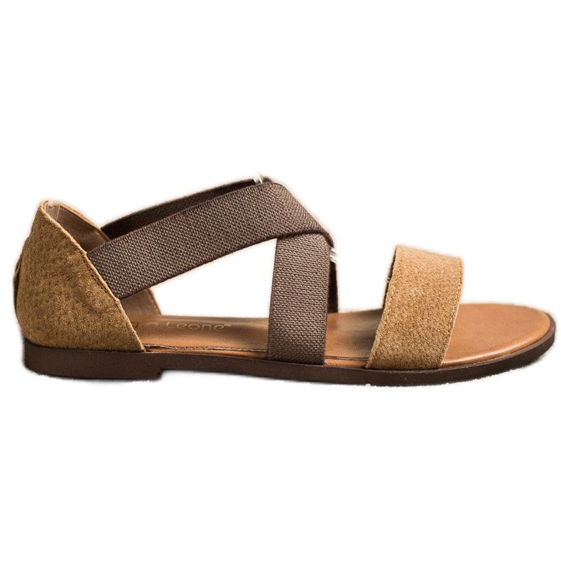 Sandalias cómodas sin cordones de Sergio Leone marrón