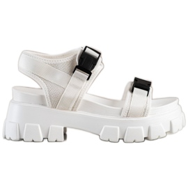Seastar Sandalias En La Plataforma Con Hebillas blanco