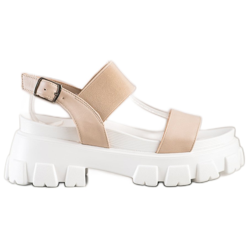 Seastar Sandalias beige en la plataforma de moda blanco