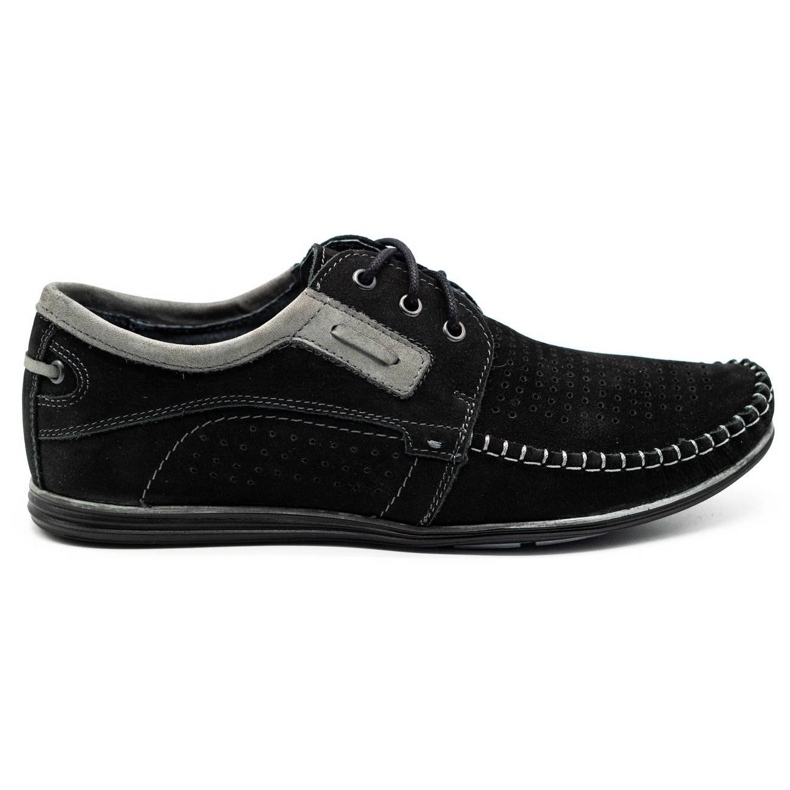 Olivier Mocasines hombre piel negro 4228