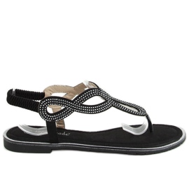 Sandalias negras negro 6170 Negro