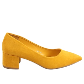 Salón de tacón bajo LL81 Amarillo miel