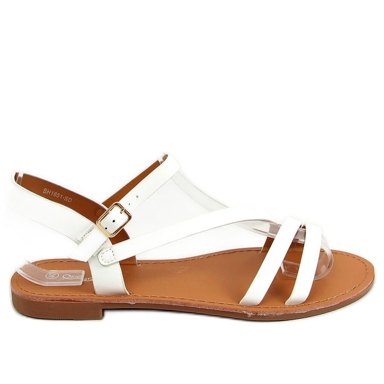 Sandalias de mujer blancas BH1651-SD Blanco