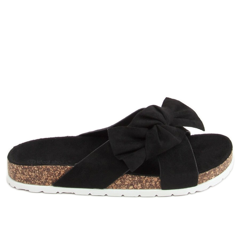 Zapatilla corcho negro 7853 Negro