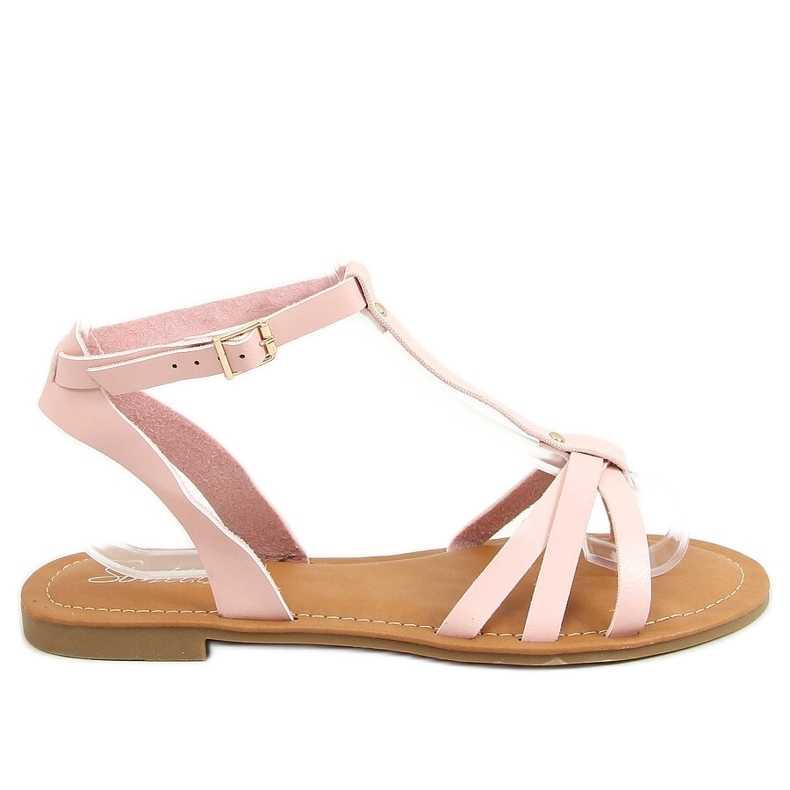Sandalias de mujer rosa Z5713 Rosa rosado