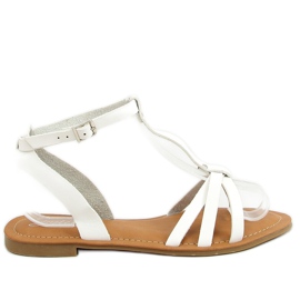 Sandalias de mujer blancas Z5713 White blanco