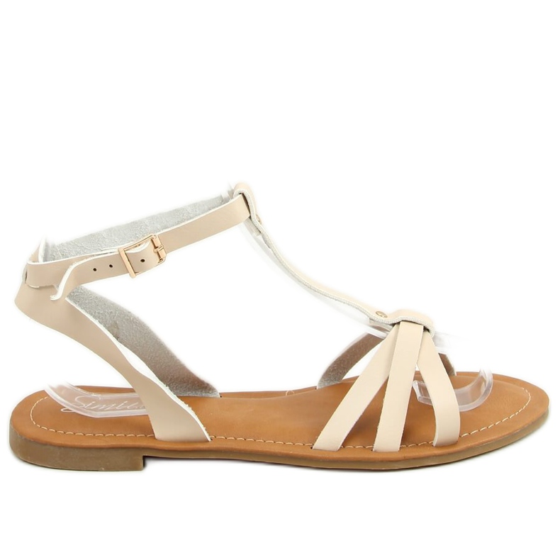 Sandalias beige para mujer Z5713 Beige