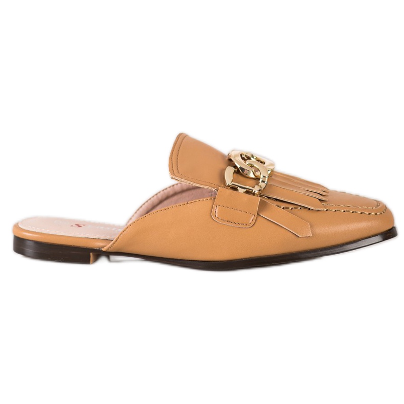 Seastar Zapatillas con estilo con adorno marrón Seastar Zapatillas con estilo con adorno marrón