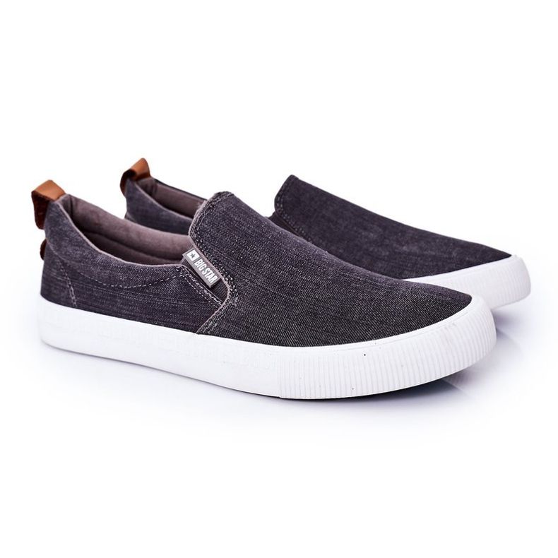 Zapatillas de Hombre Slip-On Big Star DD174162 Gris Zapatillas de Hombre Slip-On Big Star DD174162 Gris