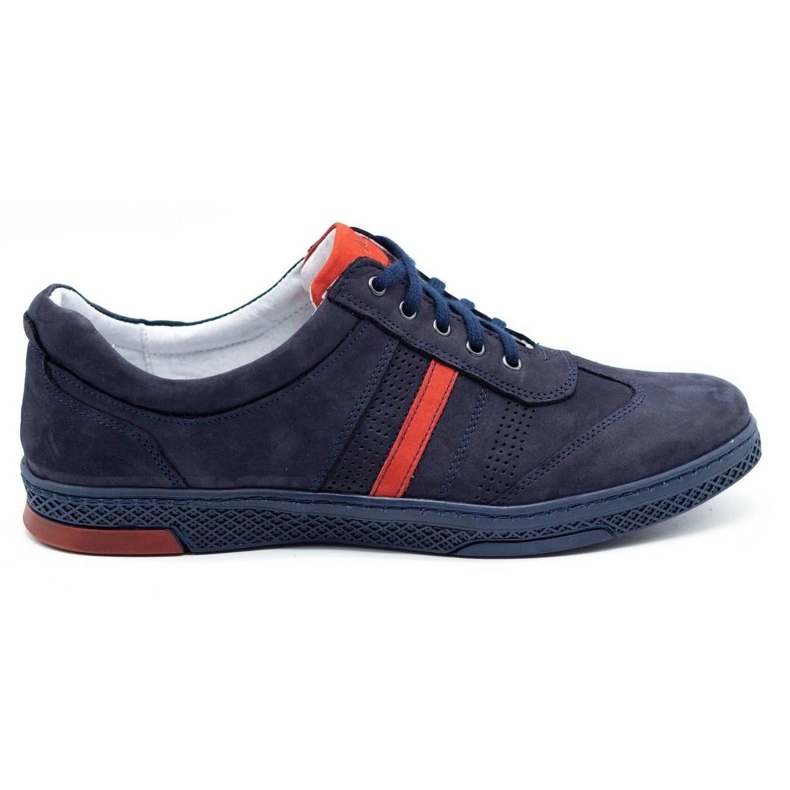 Joker Zapato casual piel hombre 521/2 azul marino