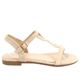 Sandalias ante beige Z5721 Beige