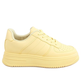 Amarillo G191 Zapatillas deportivas de mujer amarillas