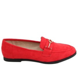 Mocasines de mujer rojos GQ01 Rojo
