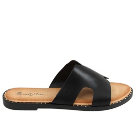 Pantuflas negras de mujer negras SL1525 Negras negro