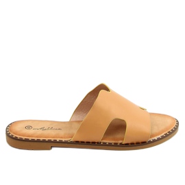 Camel SL1525 Pantuflas de mujer Camel marrón