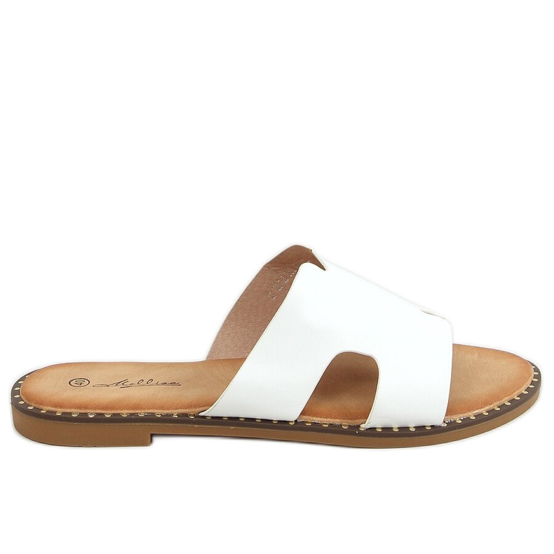 Zapatillas de mujer blancas SL1525 Blanco