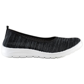 SHELOVET Zapatillas sin cordones negro