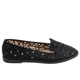 Bailarinas caladas negras PK01P Negro