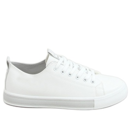 Zapatillas de mujer blancas y grises LR2189 BLANCO / GRIS