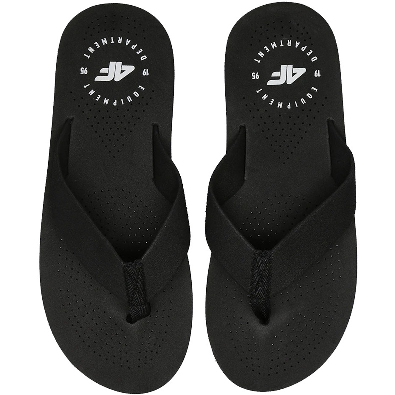 Pantuflas 4F para hombre deep black H4L20 KLM004 20S negro