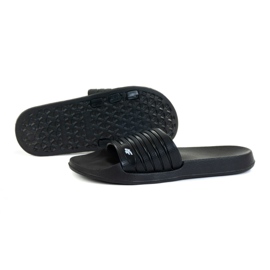 4F M H4L21-KLM001 Pantuflas Deep Black negro