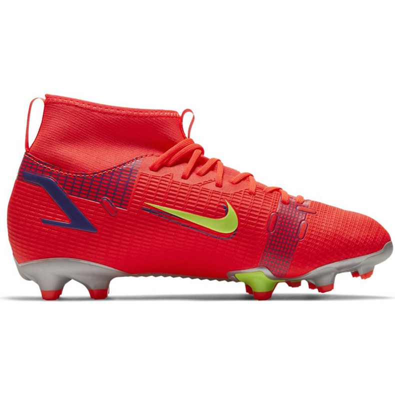 Calzado de fútbol Nike Mercurial Superfly 8 Academy Mg Jr CV1127 600 rojo