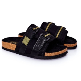 Pantuflas perfiladas para hombre Big Star HH174058 Negro