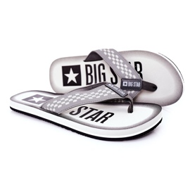 Zapatillas Hombre Chanclas Big Star HH174813 Gris