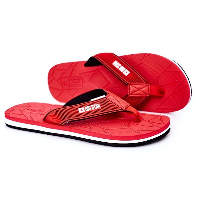 Chanclas de Hombre Big Star HH174819 Rojo