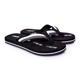 Chanclas negras para hombre Big Star HH174828 negro Chanclas negras para hombre Big Star HH174828 negro