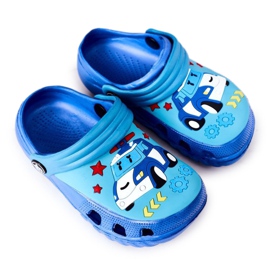 Pantuflas Niños Espuma Crocs Azul Turquesa Oscar