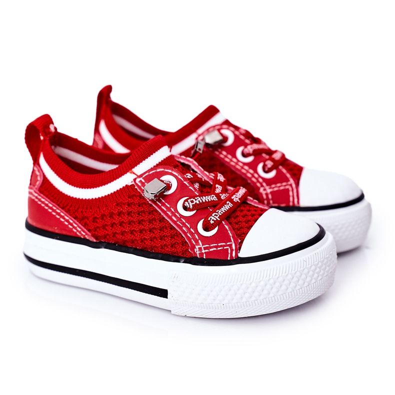 Apawwa Zapatillas infantiles rojas Kids Club rojo