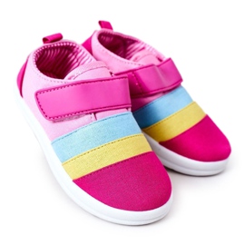 Apawwa Deportivas Infantiles Con Velcro Fucsia Marta rosado multicolor