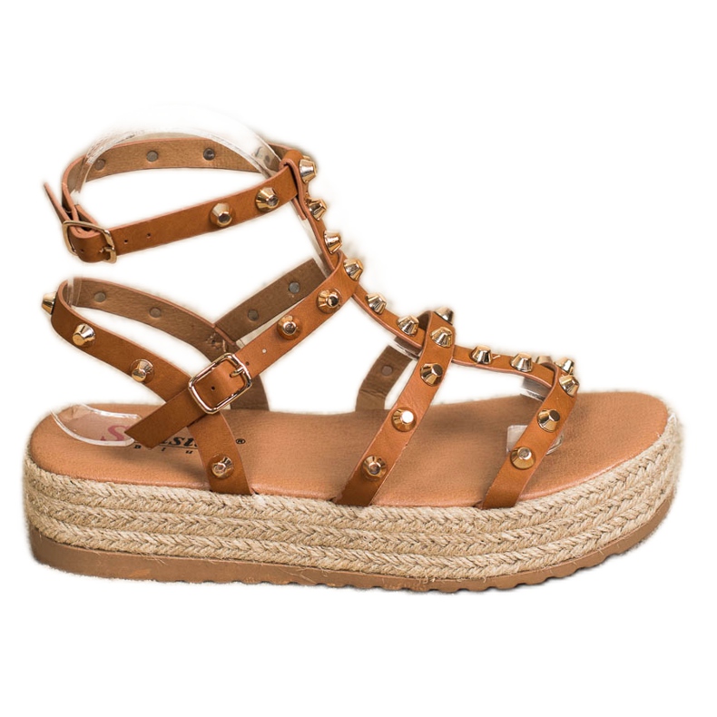 Seastar Sandalias en la plataforma con chorros marrón Seastar Sandalias en la plataforma con chorros marrón