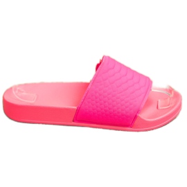 Kayla Pantuflas rosas clásicas